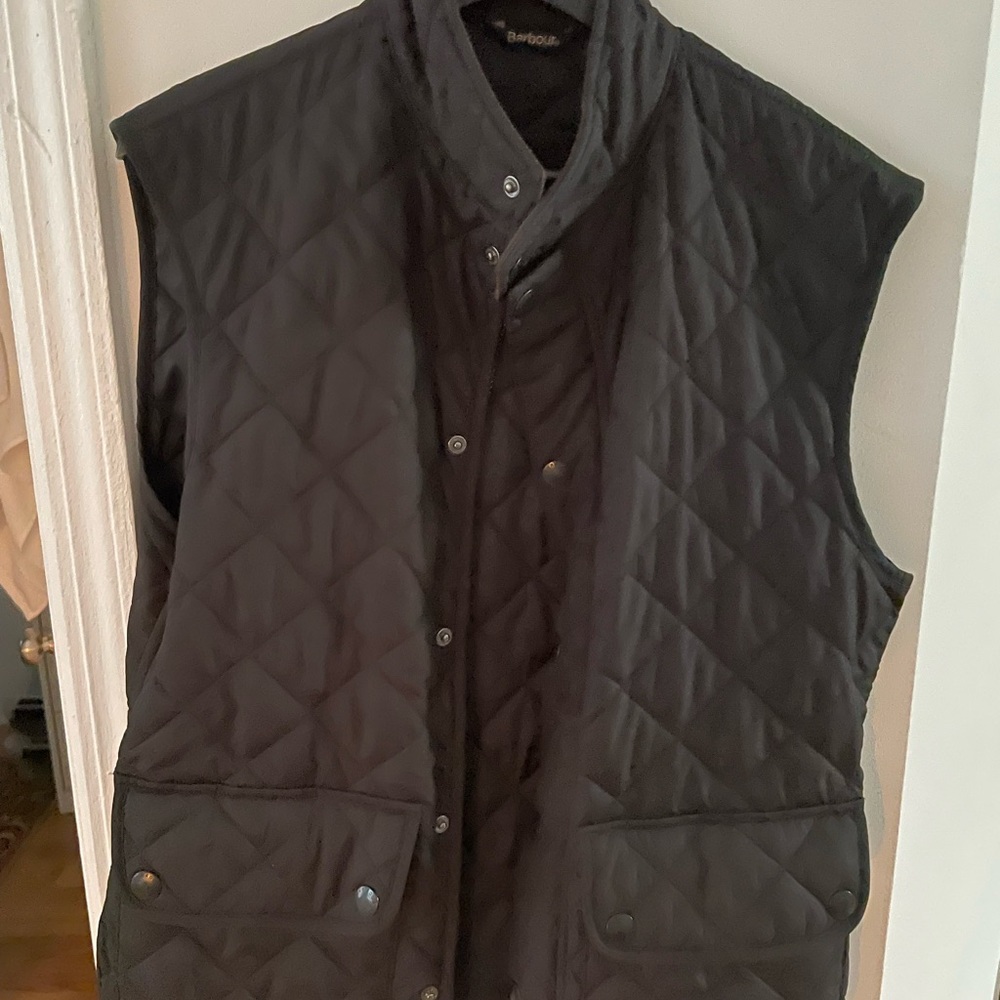 Barbour Men's Dark Quilted Vest
